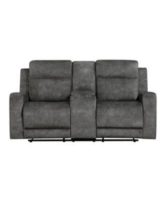 White Label Pagosa 71" Double Reclining Love Seat with Center Console