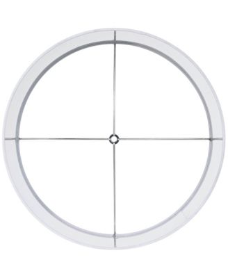 White Hardback Medium Drum Lamp Shade 16" Top x 16" Bottom x 12" High (Spider) Replacement with Harp and Finial