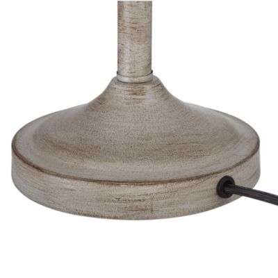 Lynn Country Cottage Buffet Table Lamps 26 3/4" High Set of 2 Beige Wood Oatmeal Drum Shade for Bedroom Living Room Bedside Nightstand