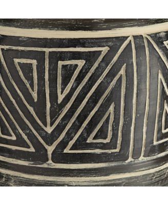 Miguel Rustic Table Lamp Southwest 32" Tall Earth Tone Linen Drum Shade for Bedroom Living Room Bedside Nightstand Office Kids House