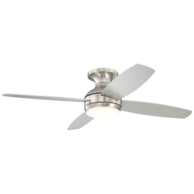 52" Elite Modern Dimmable LED Light Remote Control Hugger Indoor Ceiling Fan