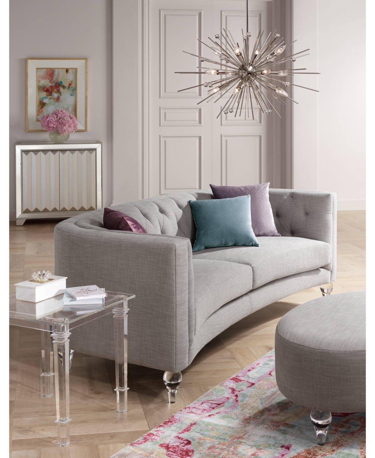 Janae Polished Nickel Sputnik Chandelier Lighting 29 1/2