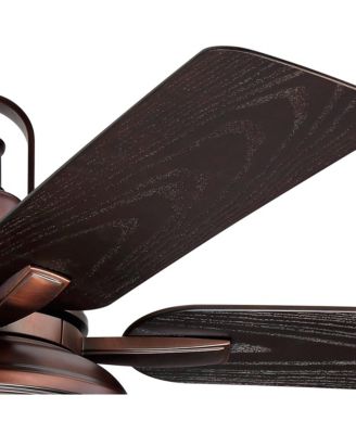 60" Wind and Sea Indoor Outdoor Ceiling Fan 5 Blade LED Light Remote Control Oil Rubbed Bronze Finish Bedroom