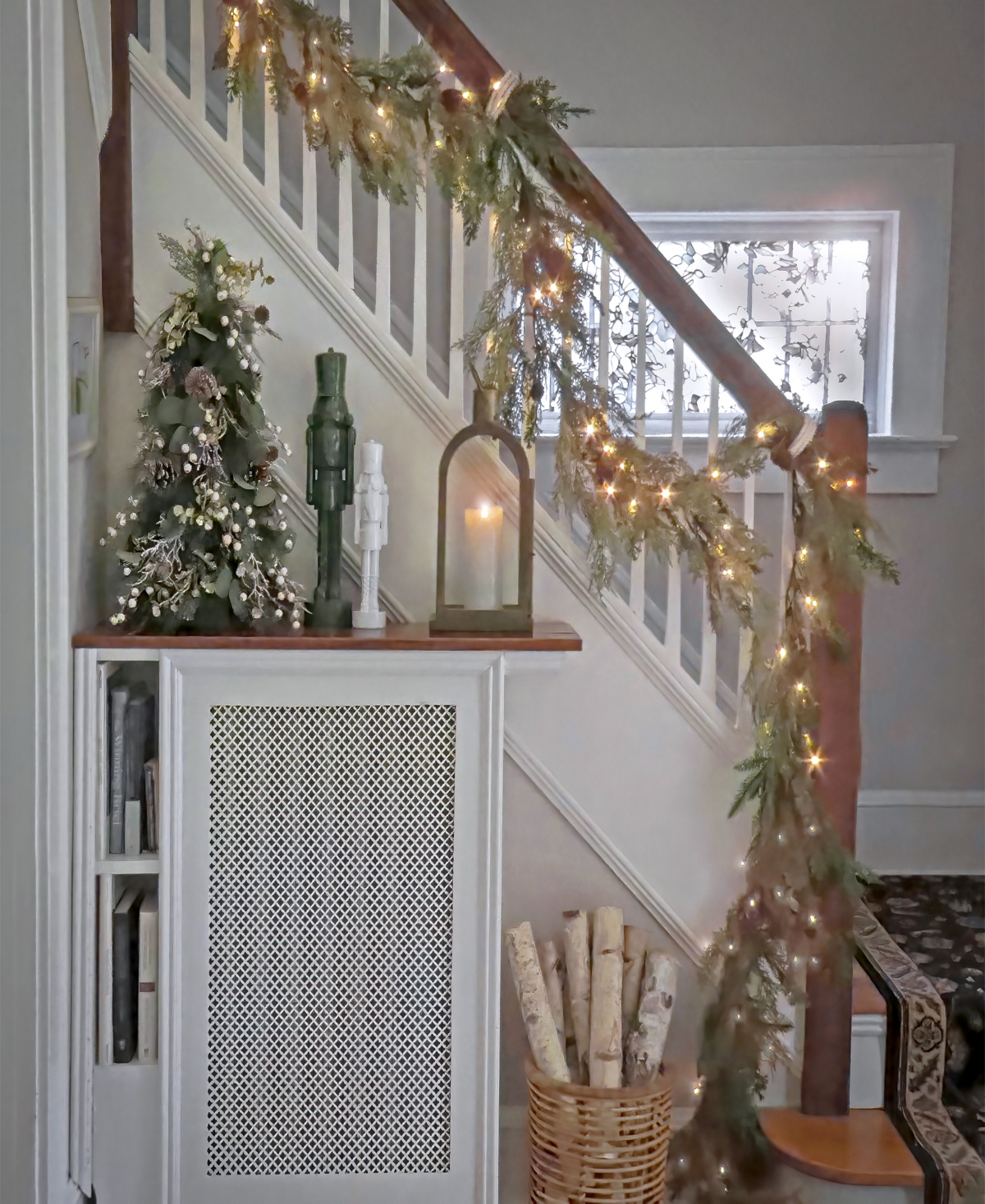 National Tree Company Hgtv Home Collection Antique Bronze Arched Lantern, Medium In Bronze