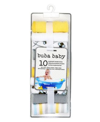 Boys and Girls 2 Pack Embroidered Hooded Bath Towel and Wash Cloth Set