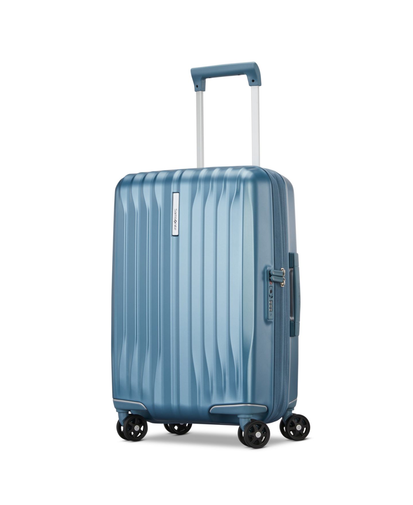 Чемодан Samsonite Uplift Hardside Carry-On Spinner, цвет: Синий — фото 1
