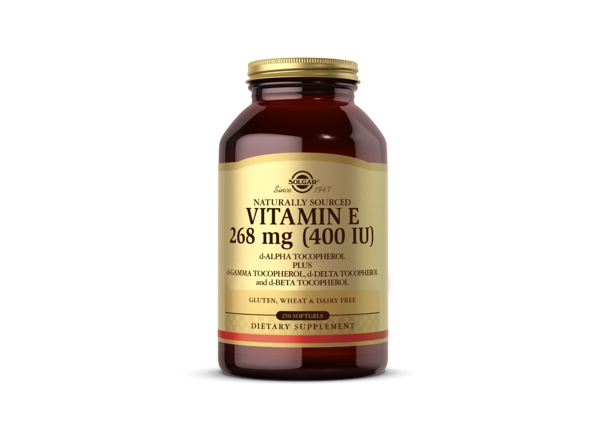 Solgar Vitamin E Mixed (d-Alpha Tocopherol and Mixed Tocopherols), 400 Iu, 250 S Gels