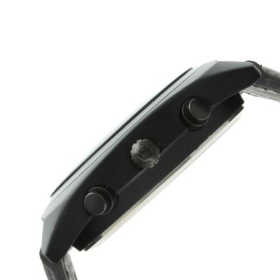 Men's Sport Multi-Function Tachymeter Wrist Watch with Matching Leather Band