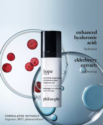 Hope In A Jar Eye Revival Serum-In-Cream With Elderberry Flower & Hyaluronic Acid, 0.5 oz.