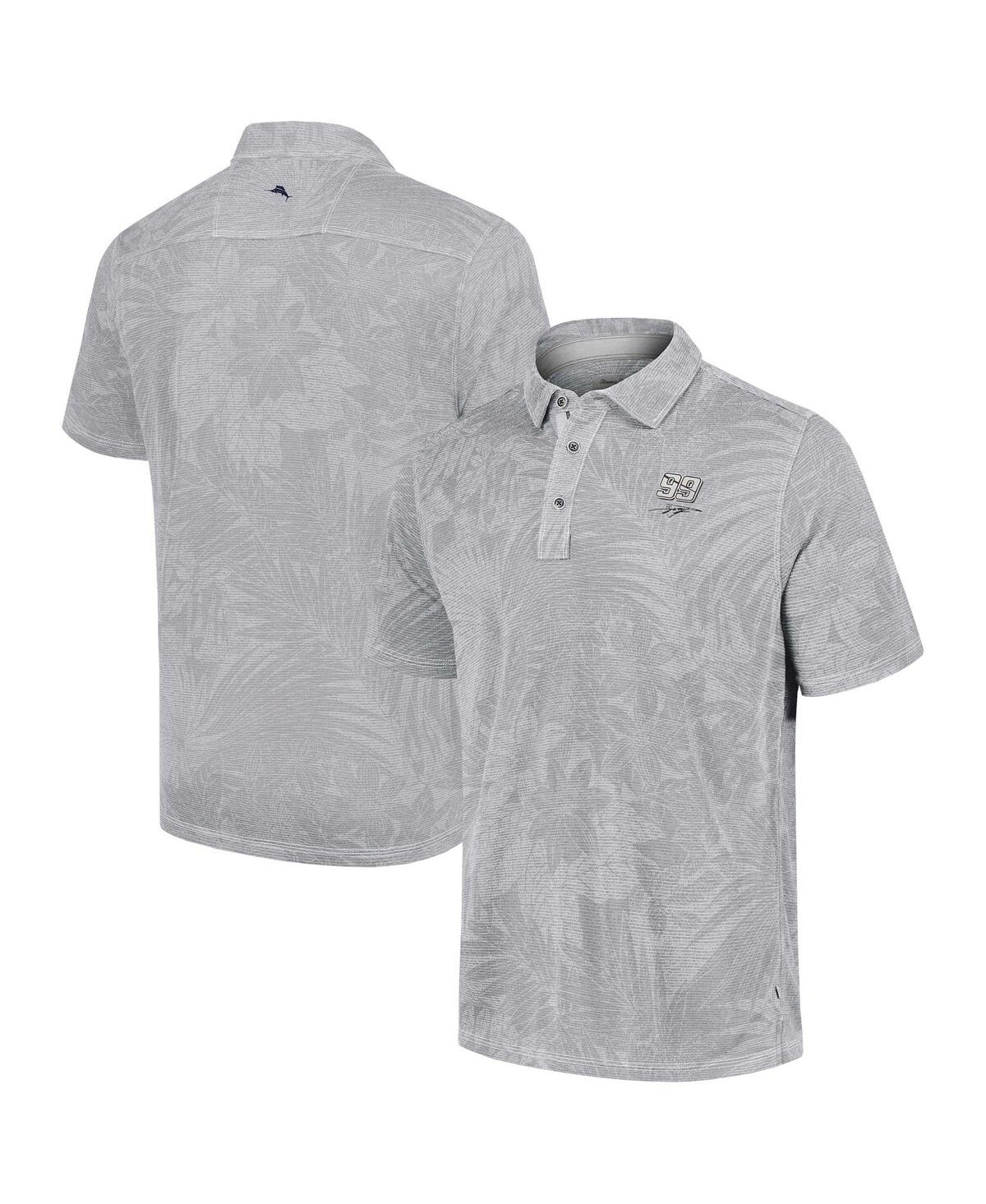 Tommy Bahama Men's Gray Daniel Suarez Santiago Paradise Polo Shirt In Gray