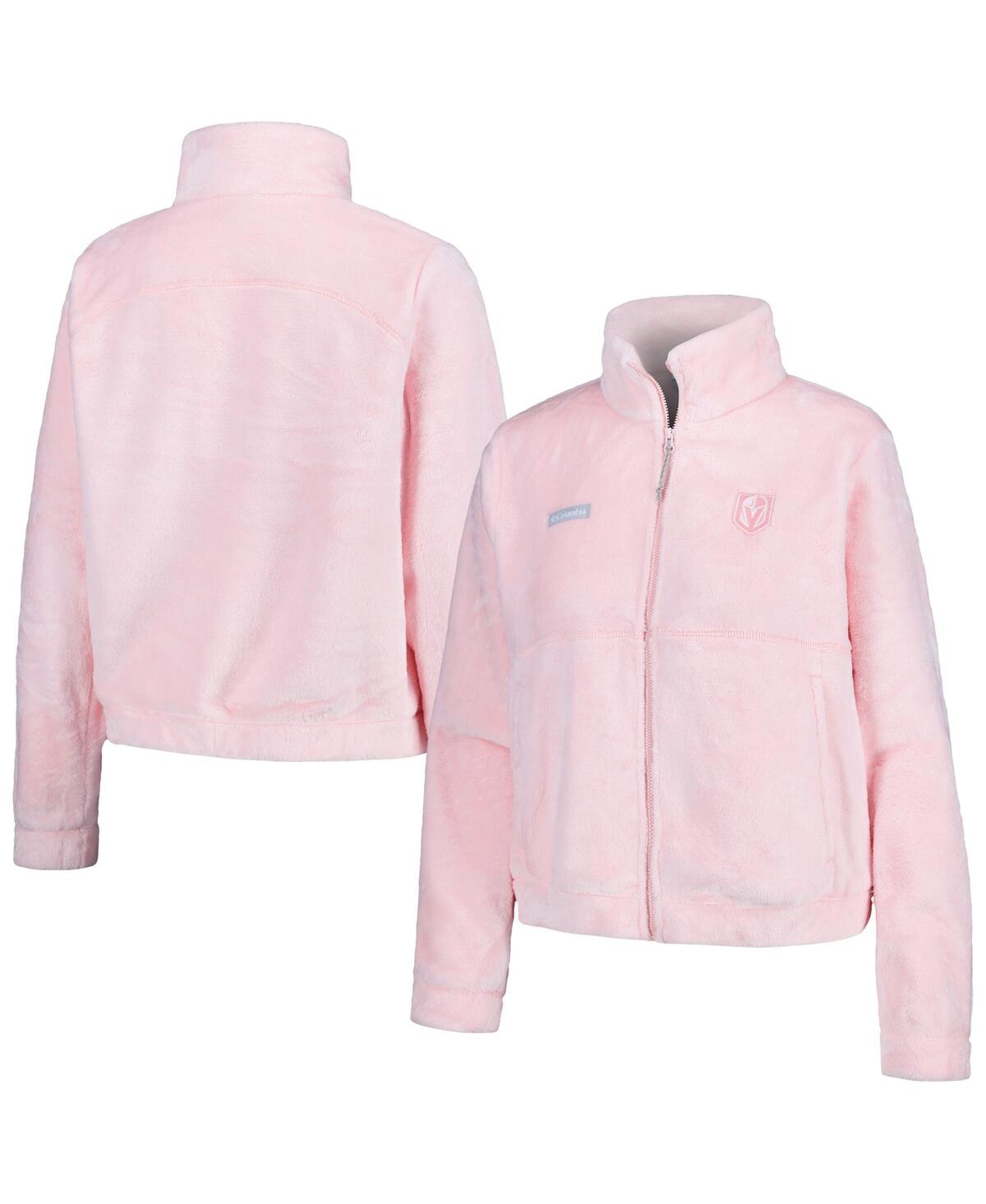 Columbia Women's Pink Vegas Golden Knights Fire Side Full-zip Jacket