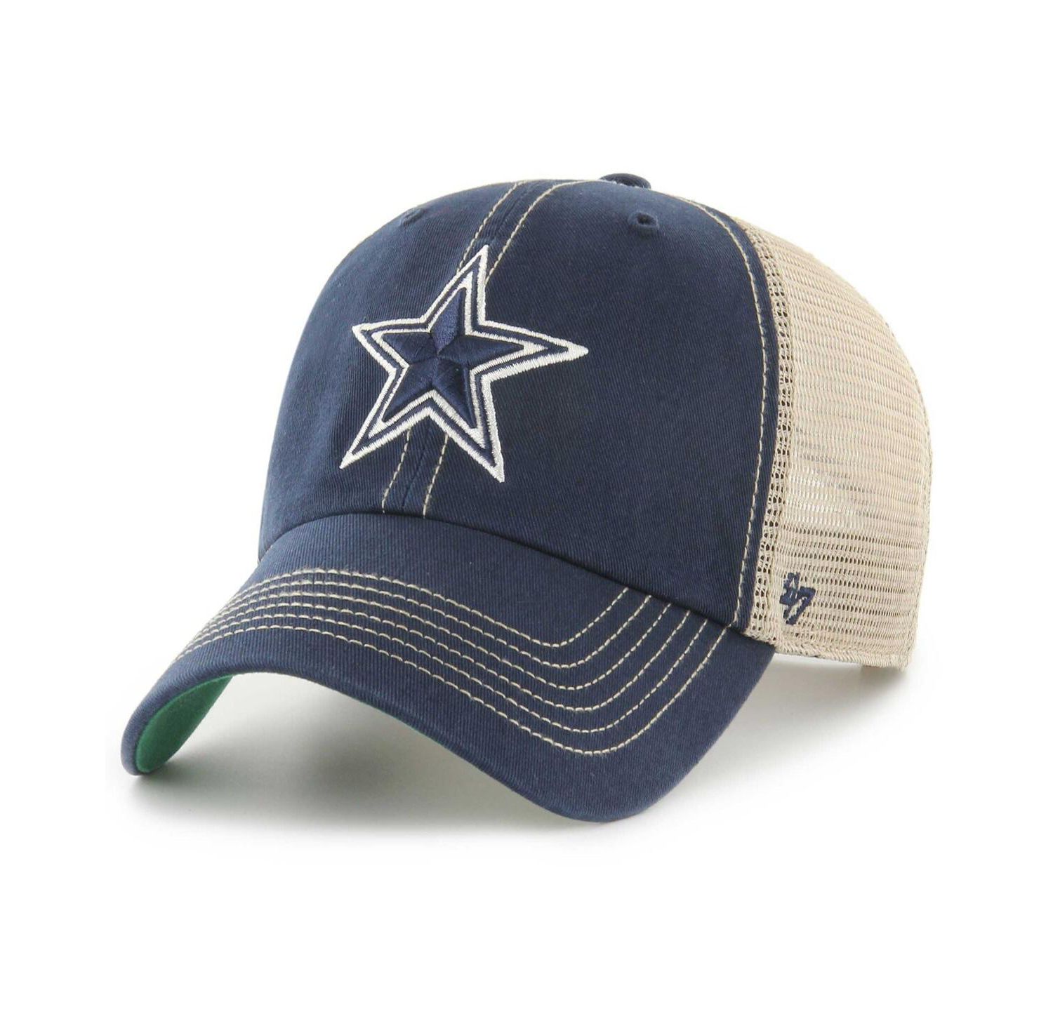 Men's Navy Dallas Cowboys Trawler Clean Up Adjustable Hat