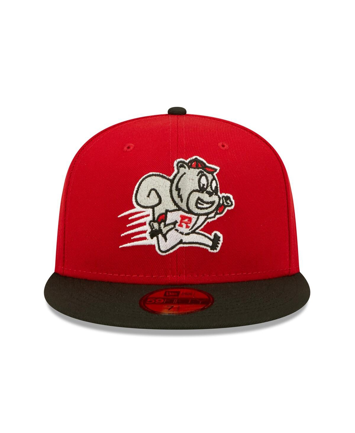 NEW ERA MEN'S RED RICHMOND FLYING SQUIRRELS THEME NIGHT 59FIFTY FITTED HAT 