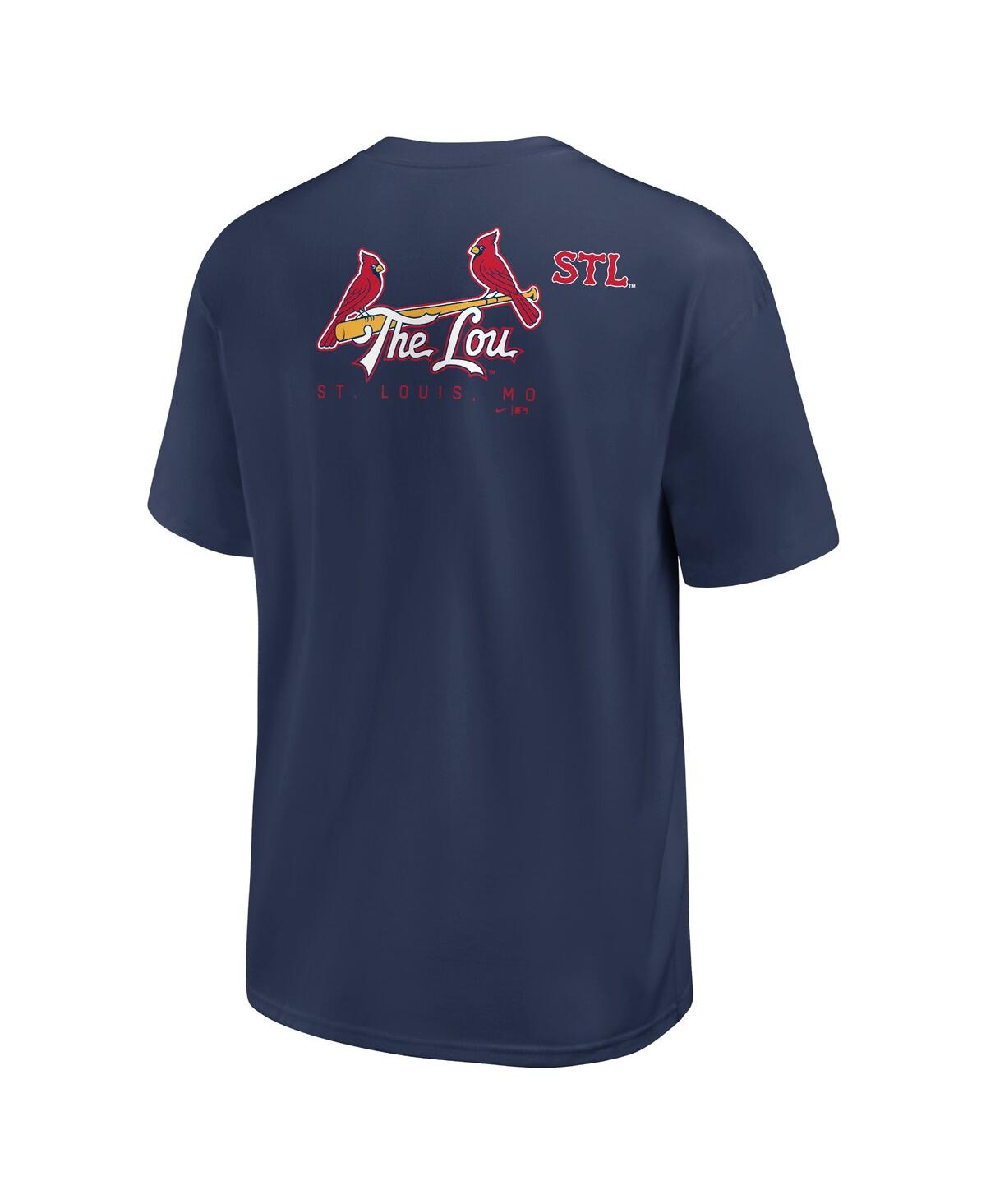 Nike Men'sSt. Louis Cardinals 2024 City Connect Max 90 T-Shirt - Navy