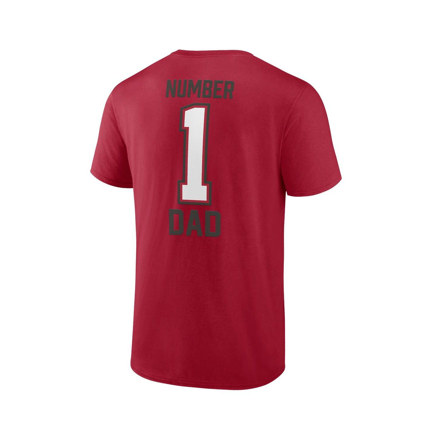 Мужская футболка Fanatics Red Tampa Bay Buccaneers Father's Day — фото 2