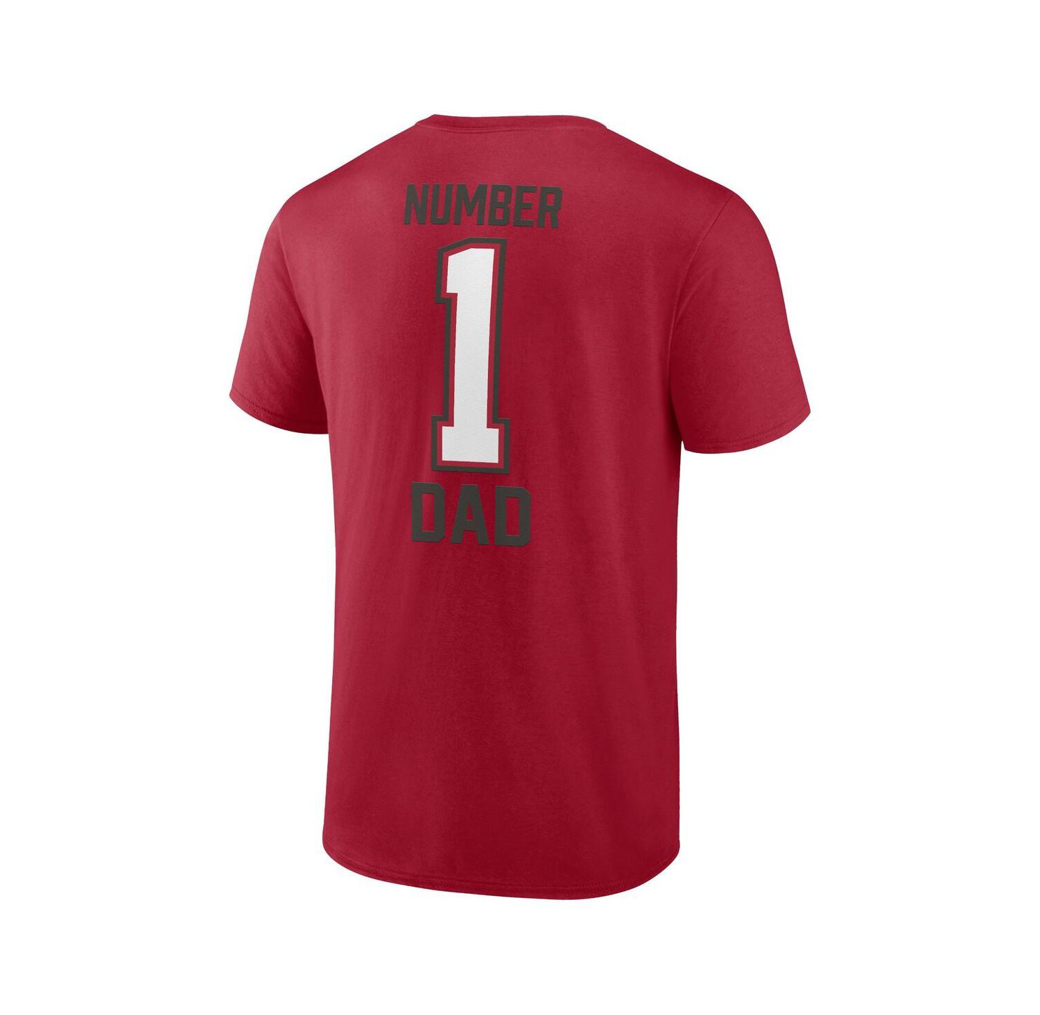 Men's Red Tampa Bay Buccaneers Father's Day T-Shirt