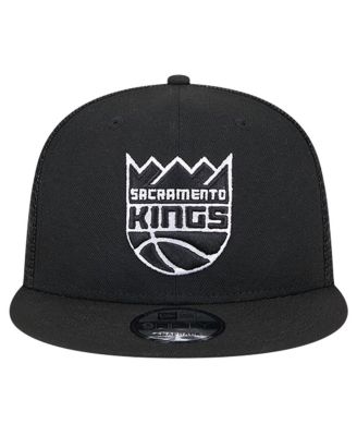 Men's Black Sacramento Kings Evergreen 9FIFTY Trucker Snapback Hat