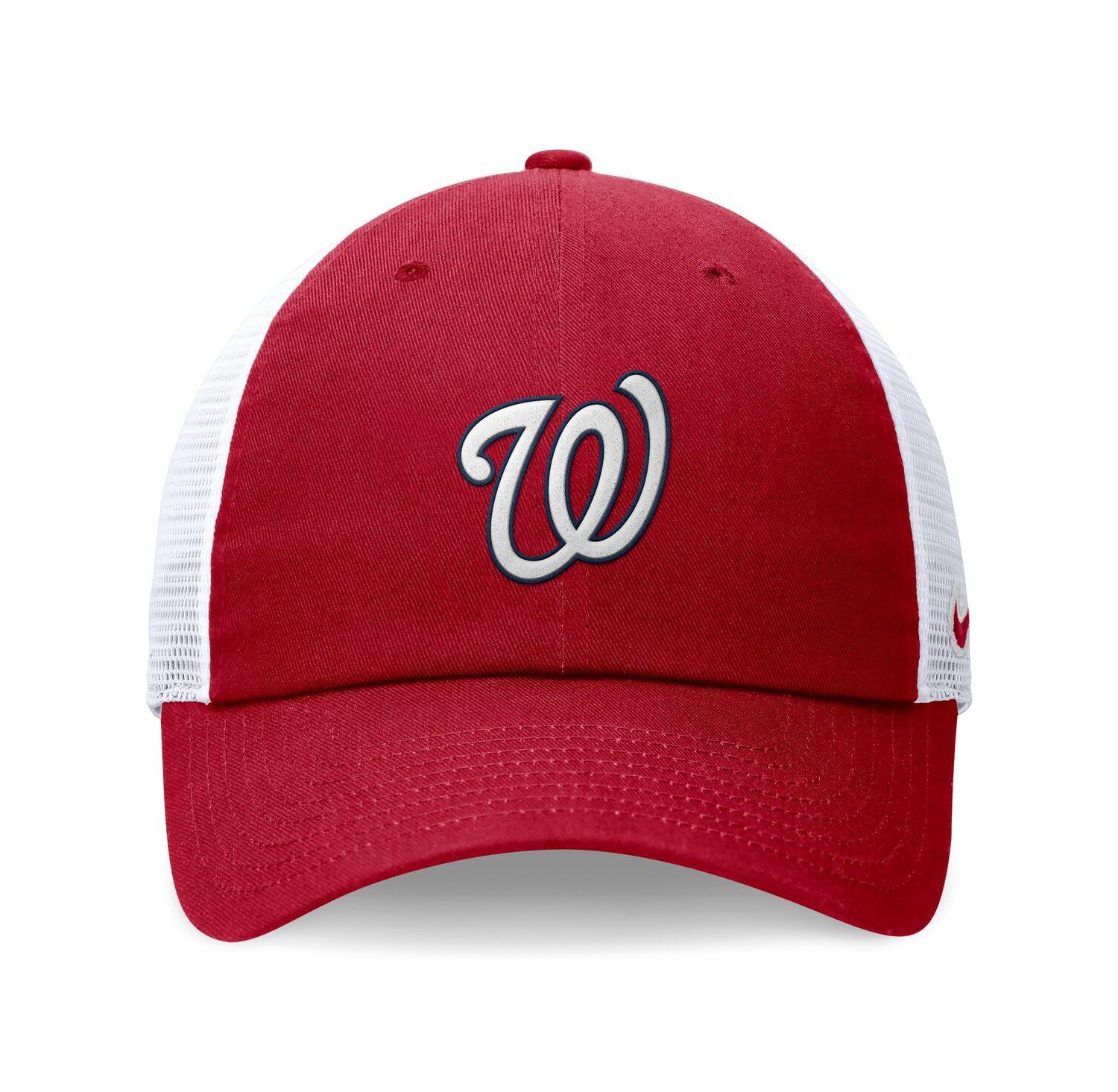 Men's Red Washington Nationals Club Trucker Adjustable Hat
