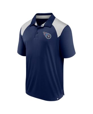 Men's Navy Tennessee Titans Primary Polo