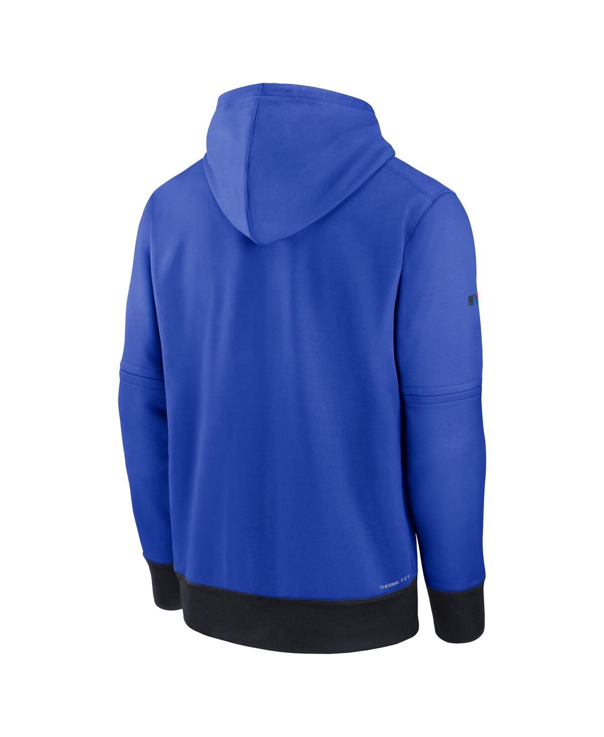 Nike Men'sToronto Blue Jays 2024 City Connect Authentic Collection Practice Performance Pullover Hoodie - Royal