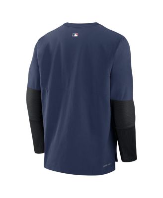 Men's Navy St. Louis Cardinals 2024 City Connect Authentic Collection Player Tri-Blend Pullover Sweatshirt