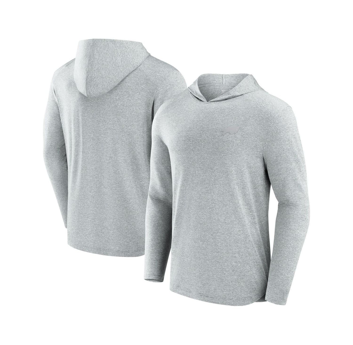 Men's Gray Buffalo Bills Front Office Tech Lightweight Hoodie T-Shirt