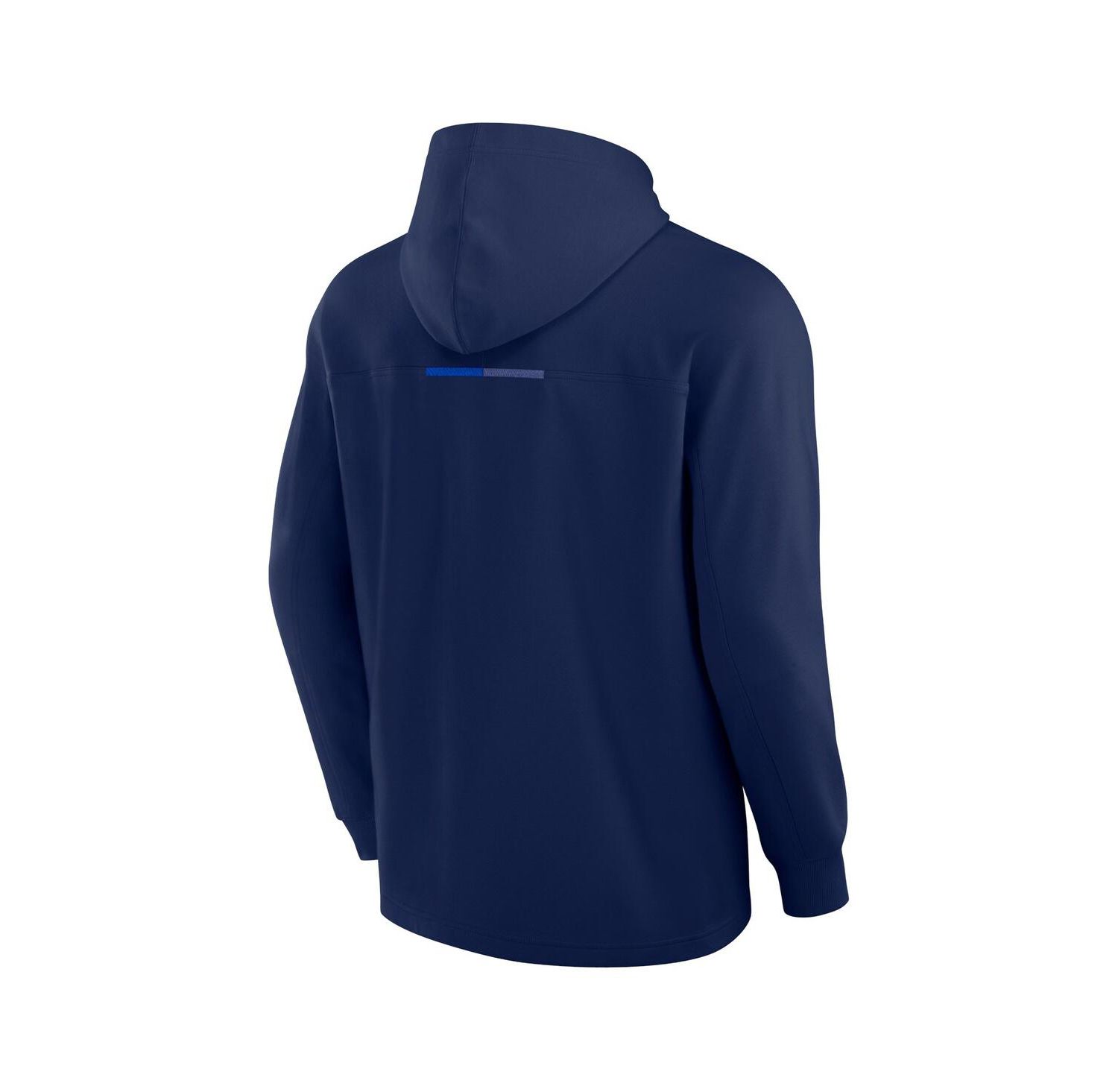 Men's Navy New York Rangers Elements Lightweight Tri-Blend Fleece Hoodie