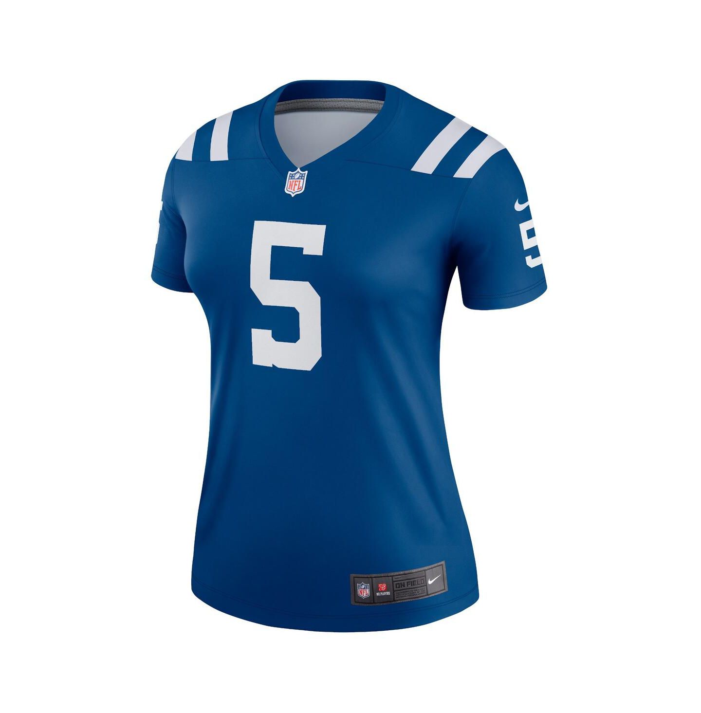 Женское джерси Nike Women's Anthony Richardson Indianapolis Colts Legend Jersey, цвет: Синий — фото 3