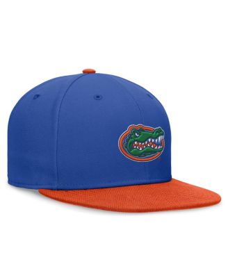 Men's Royal/Orange Florida Gators Team Logo Performance Fitted Hat