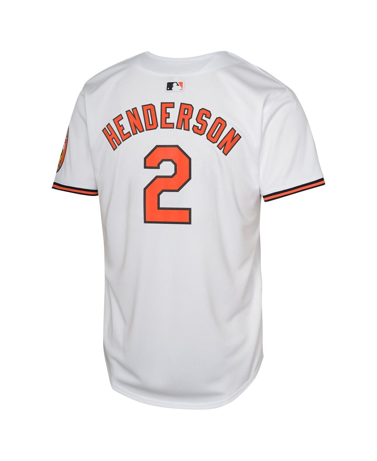Nike Big Boys and Girls Gunnar HendersonBaltimore Orioles Home Limited Jersey - White