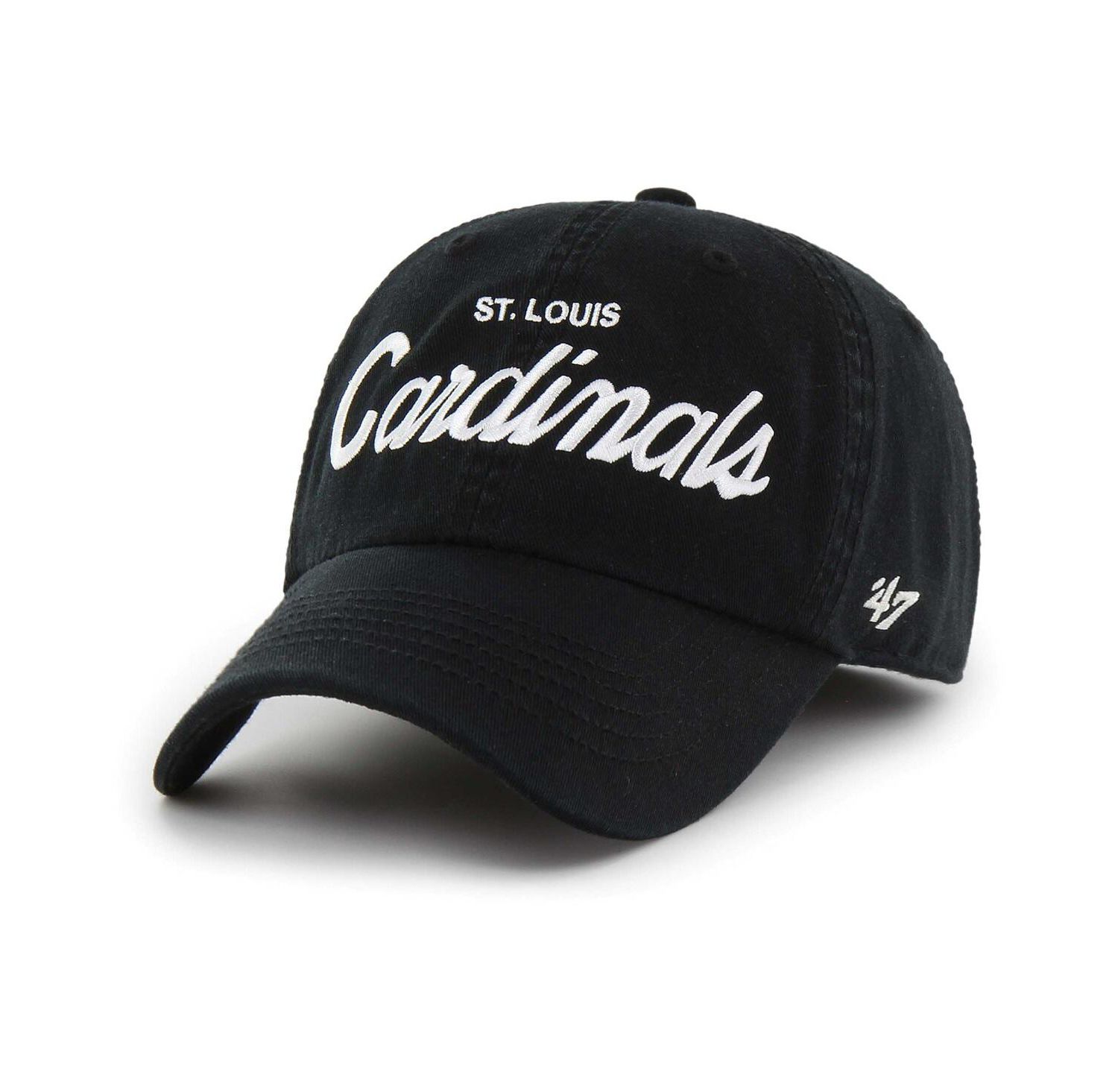 Men's Black St. Louis Cardinals Crosstown Classic Franchise Fitted Hat