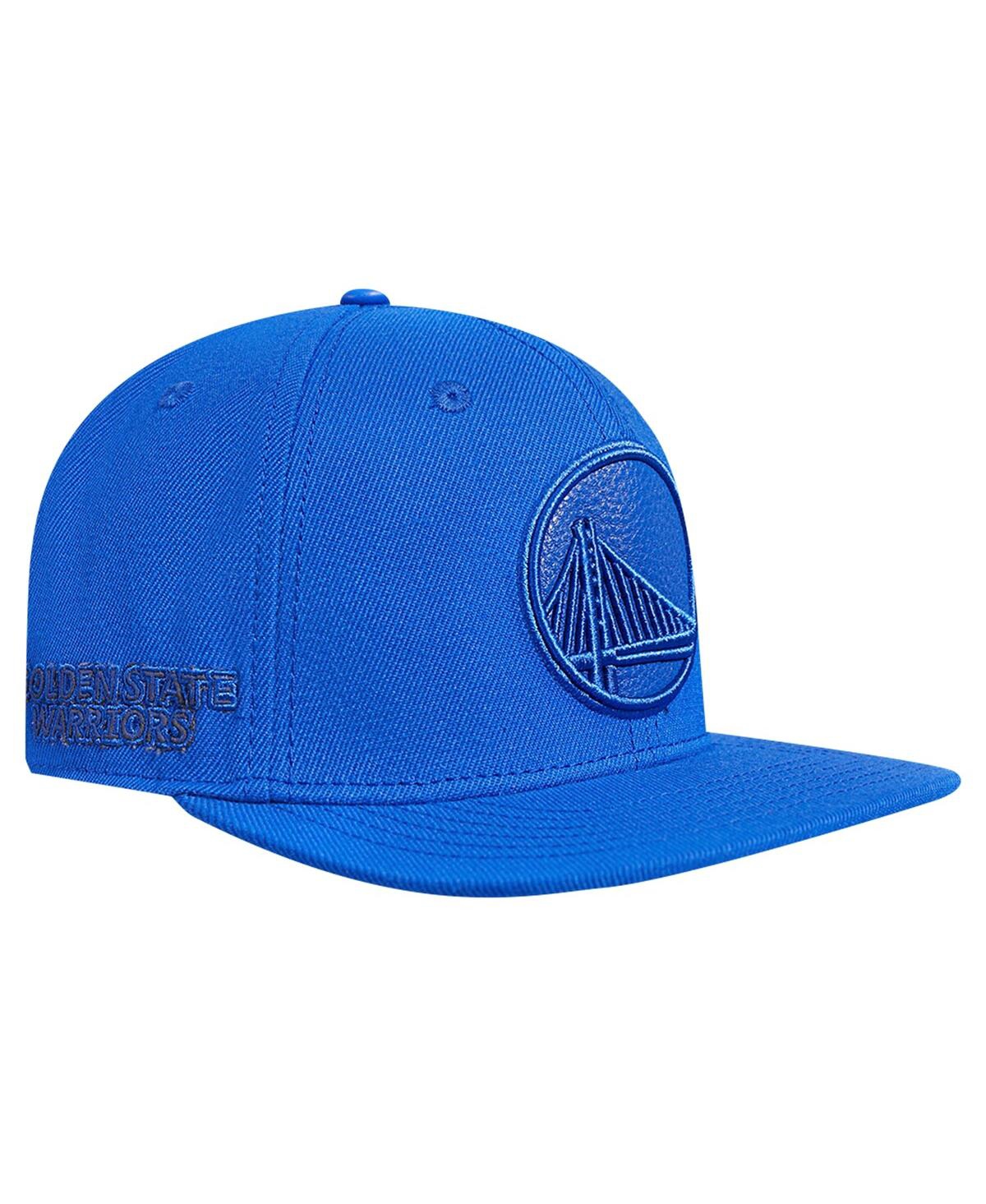 Shop Pro Standard Men's Royal Golden State Warriors Triple Tonal Snapback Hat