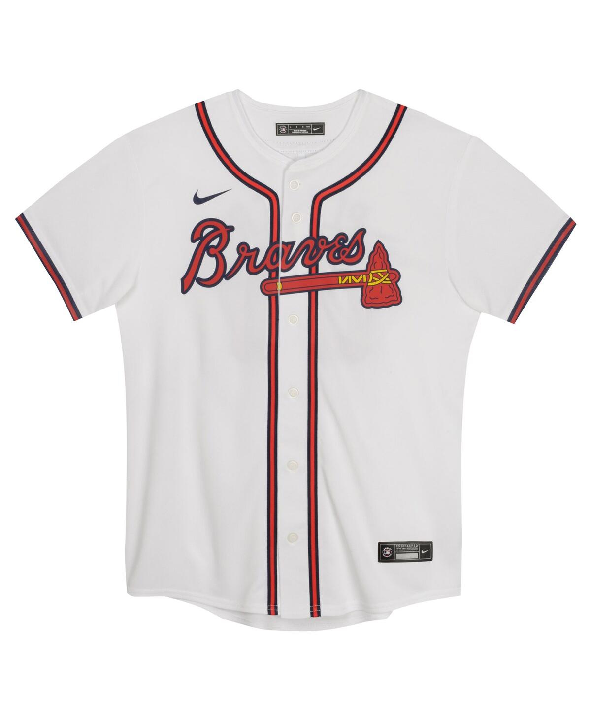 Nike Preschool Ronald Acuna Jr.Atlanta Braves Home Game Jersey - White