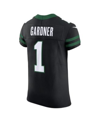 Men's Ahmad Sauce Gardner Legacy Black New York Jets Alternate Vapor F.U.S.E. Elite Jersey