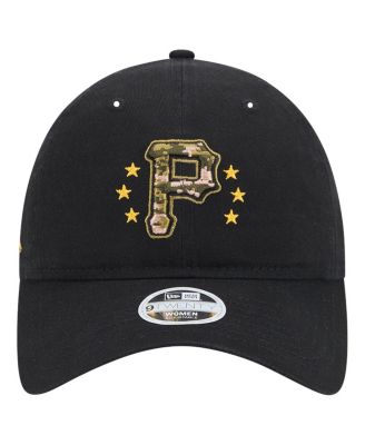 Women's Black Pittsburgh Pirates 2024-Armed Forces Day 9TWENTY Adjustable Hat