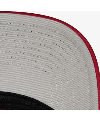 Men's White Miami Heat Hardwood Classics Blocker Foam Front Trucker Adjustable Hat
