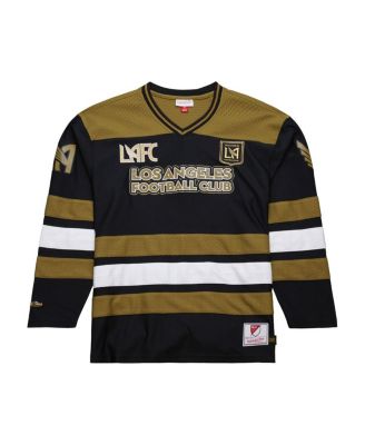 Men's Gold LAFC Stateside V-Neck Long Sleeve Jersey