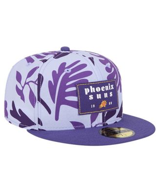 Men's Purple Phoenix Suns Palm Fronds 2-Tone 59FIFTY Fitted Hat