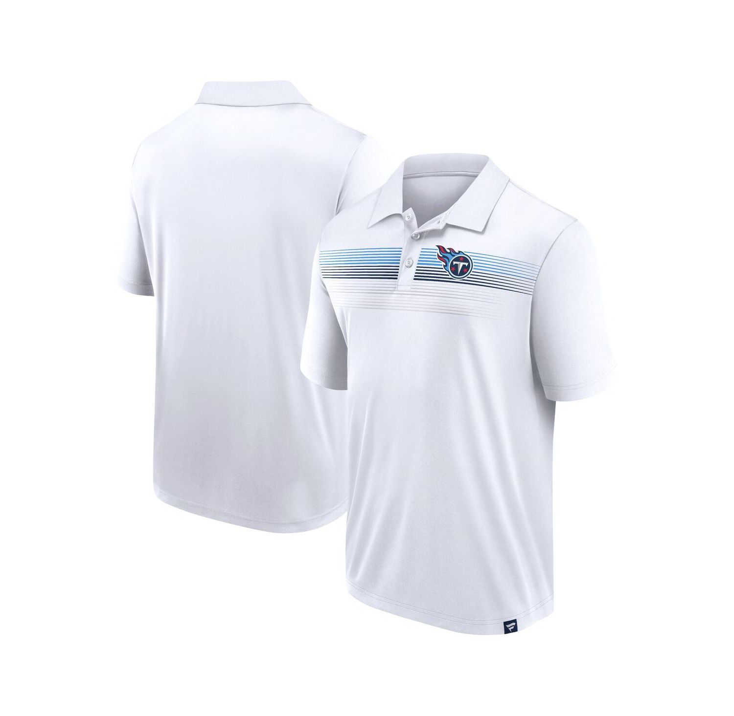 Men's White Tennessee Titans Big & Tall Sublimated Polo