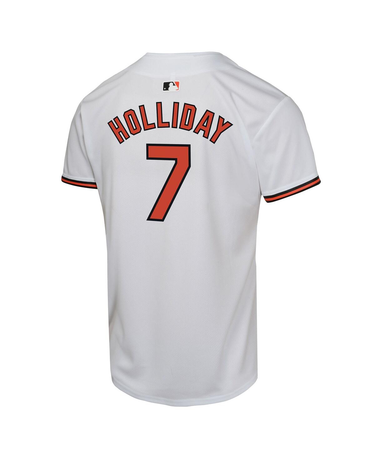 Nike Big Boys and Girls Jackson HollidayBaltimore Orioles Home Player Game Jersey - White