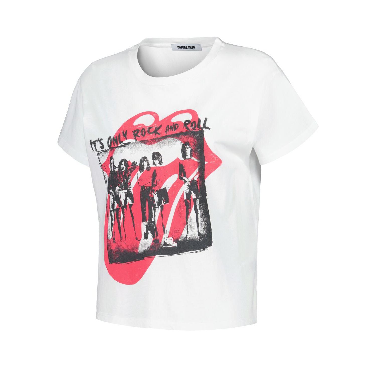 Women's White Rolling Stones Solo Graphic T-Shirt