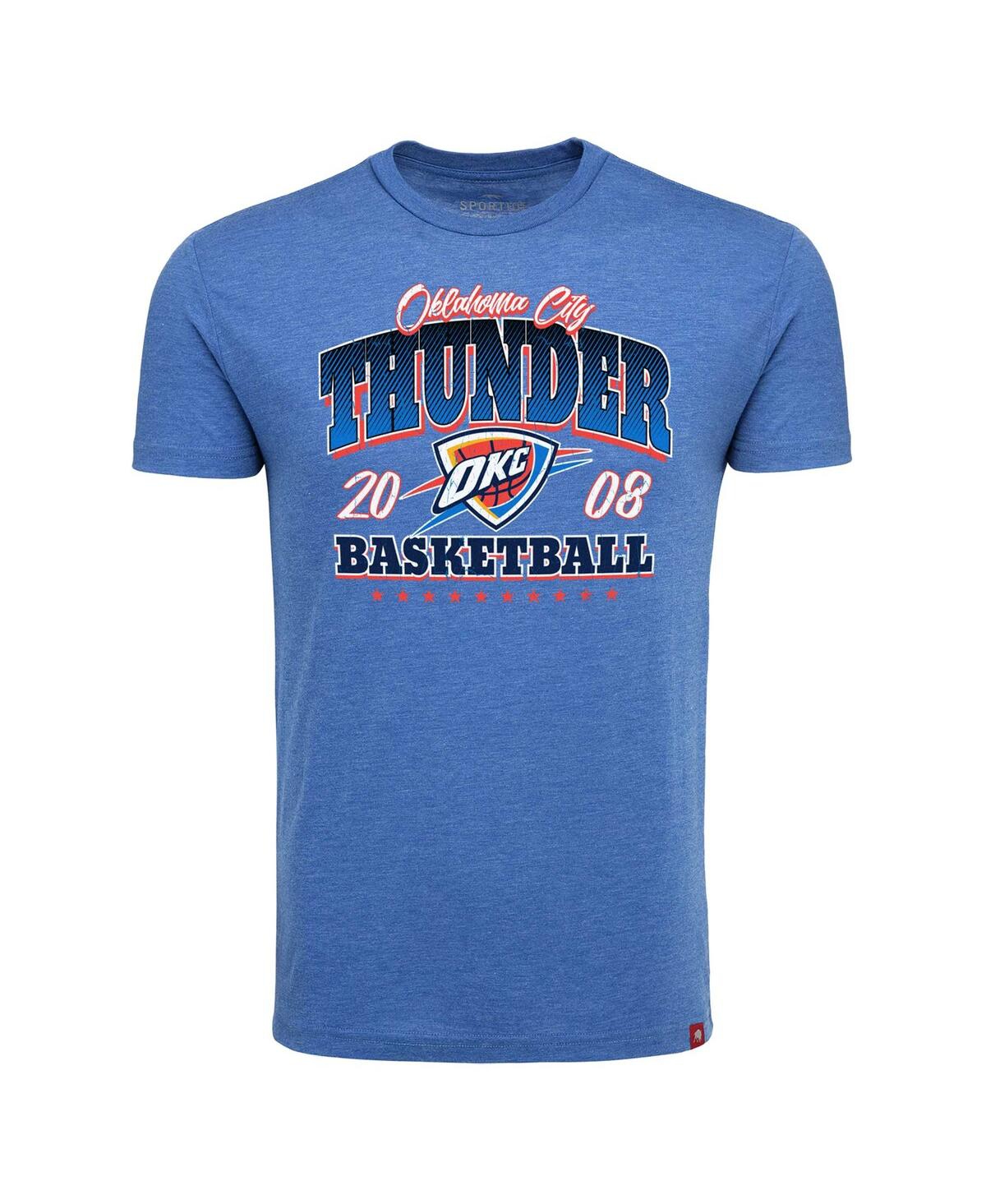 Sportiqe Men'sOklahoma City Thunder Comfy Tri-Blend T-Shirt - Blue