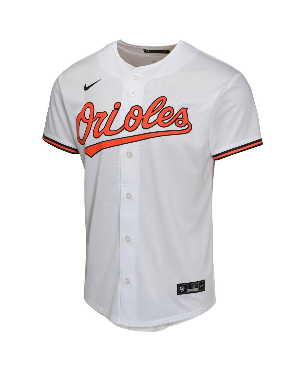 Nike Big Boys and Girls Jackson HollidayBaltimore Orioles Home Player Game Jersey - White