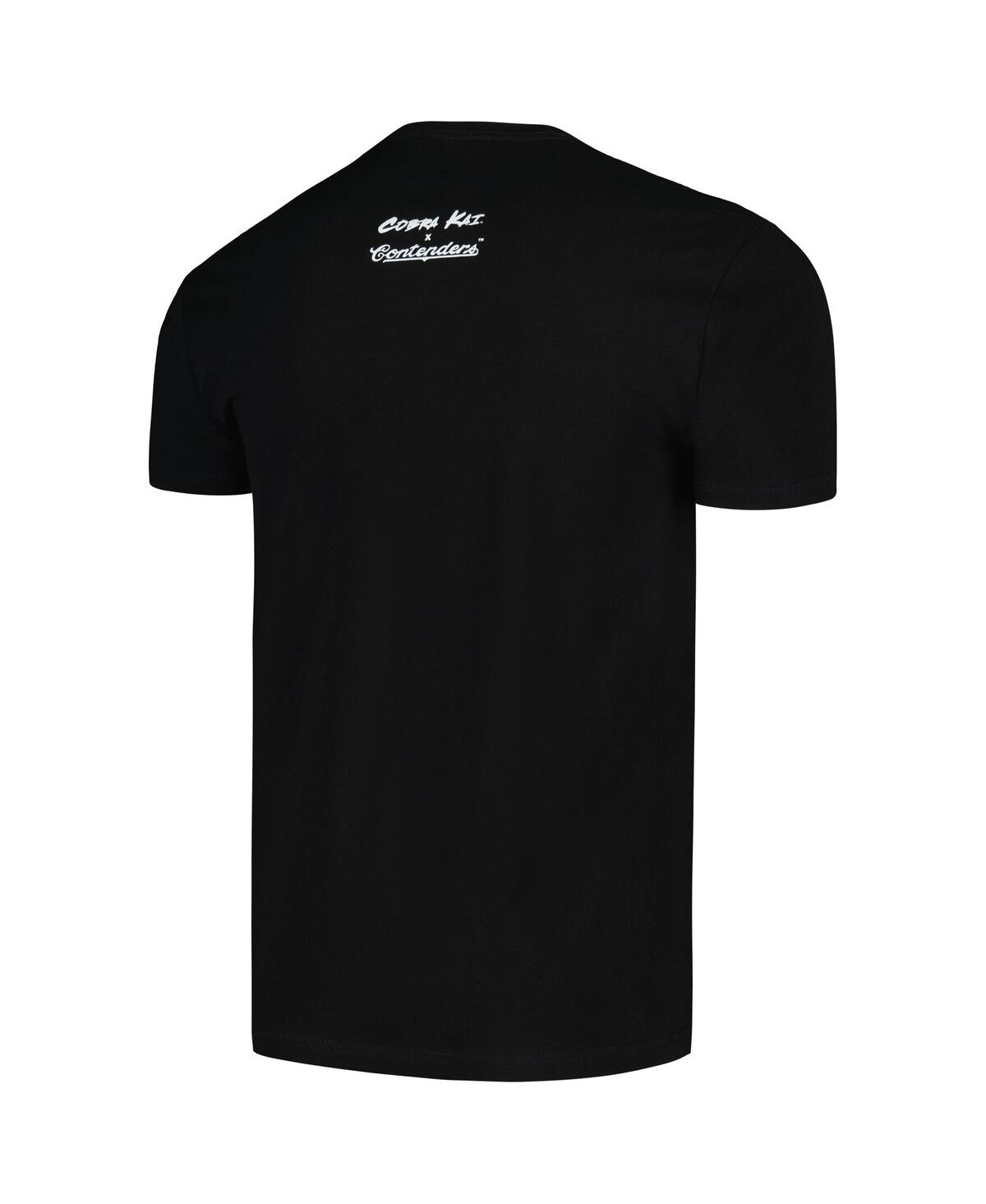 Contenders Clothing Men's Black Cobra Kai Johnny Lawrence Card T-shirt In Black