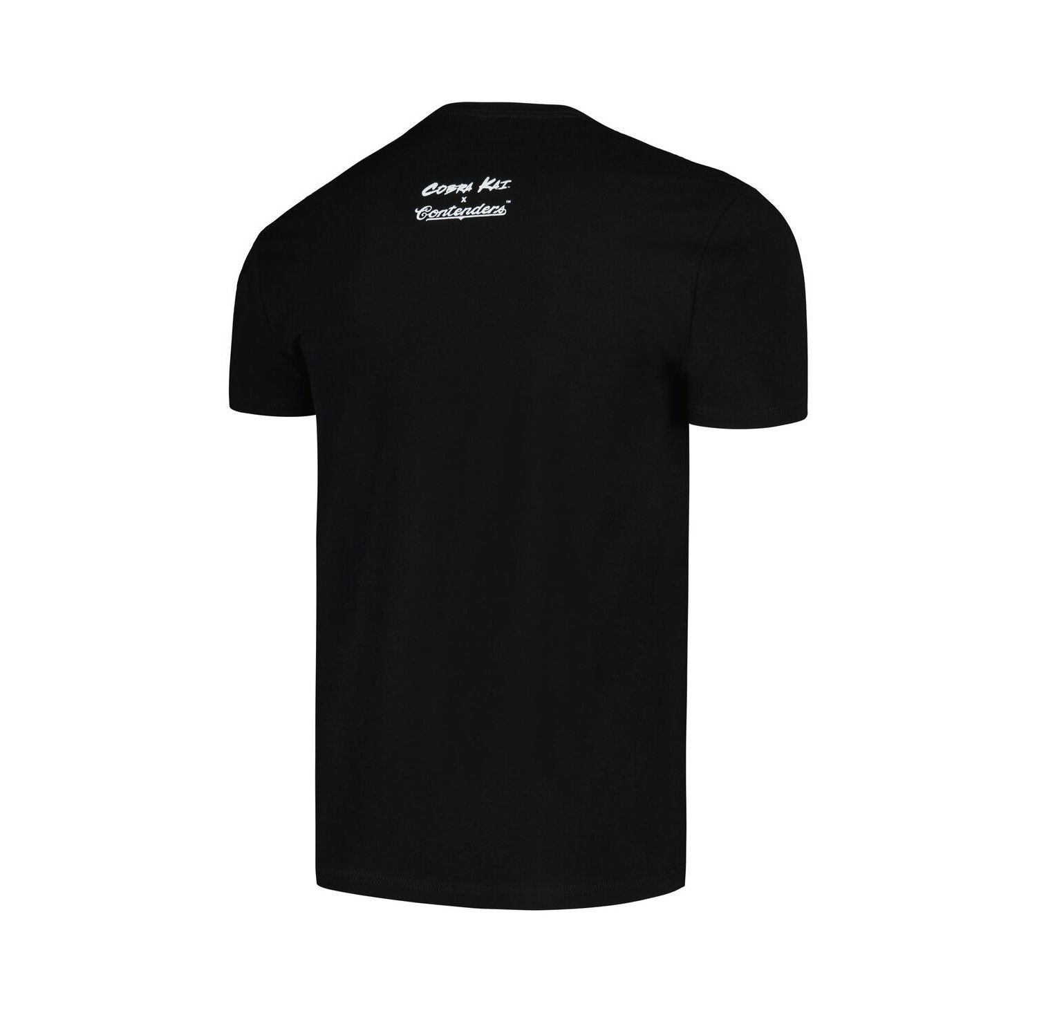 Men's Black Cobra Kai Johnny Lawrence Card T-Shirt