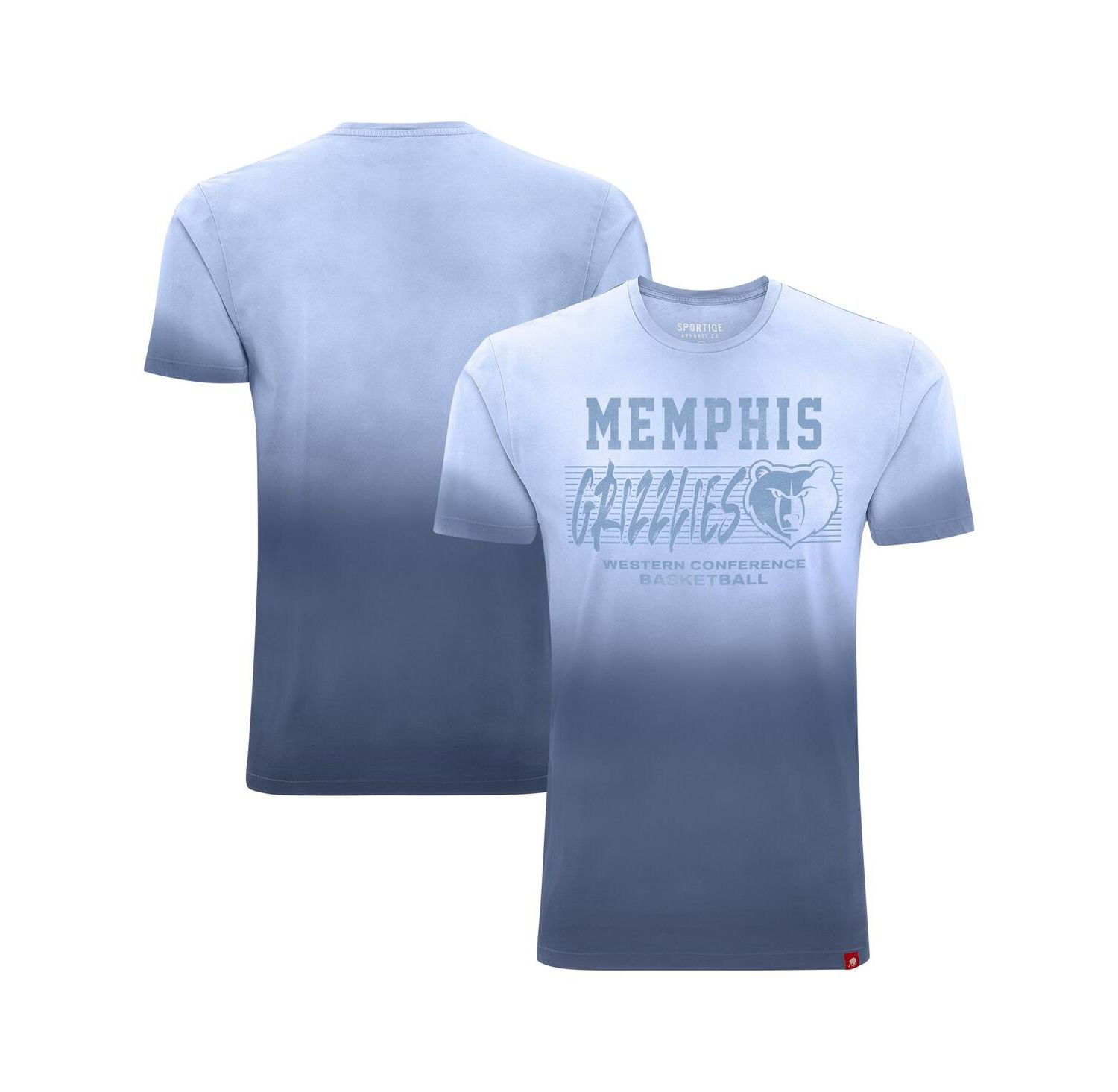 Men's and Women's Navy Memphis Grizzlies Bingham Sun-Fade T-Shirt
