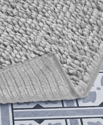 Laura Ashley Butter Chenille Bath Mat, 17" x 24"