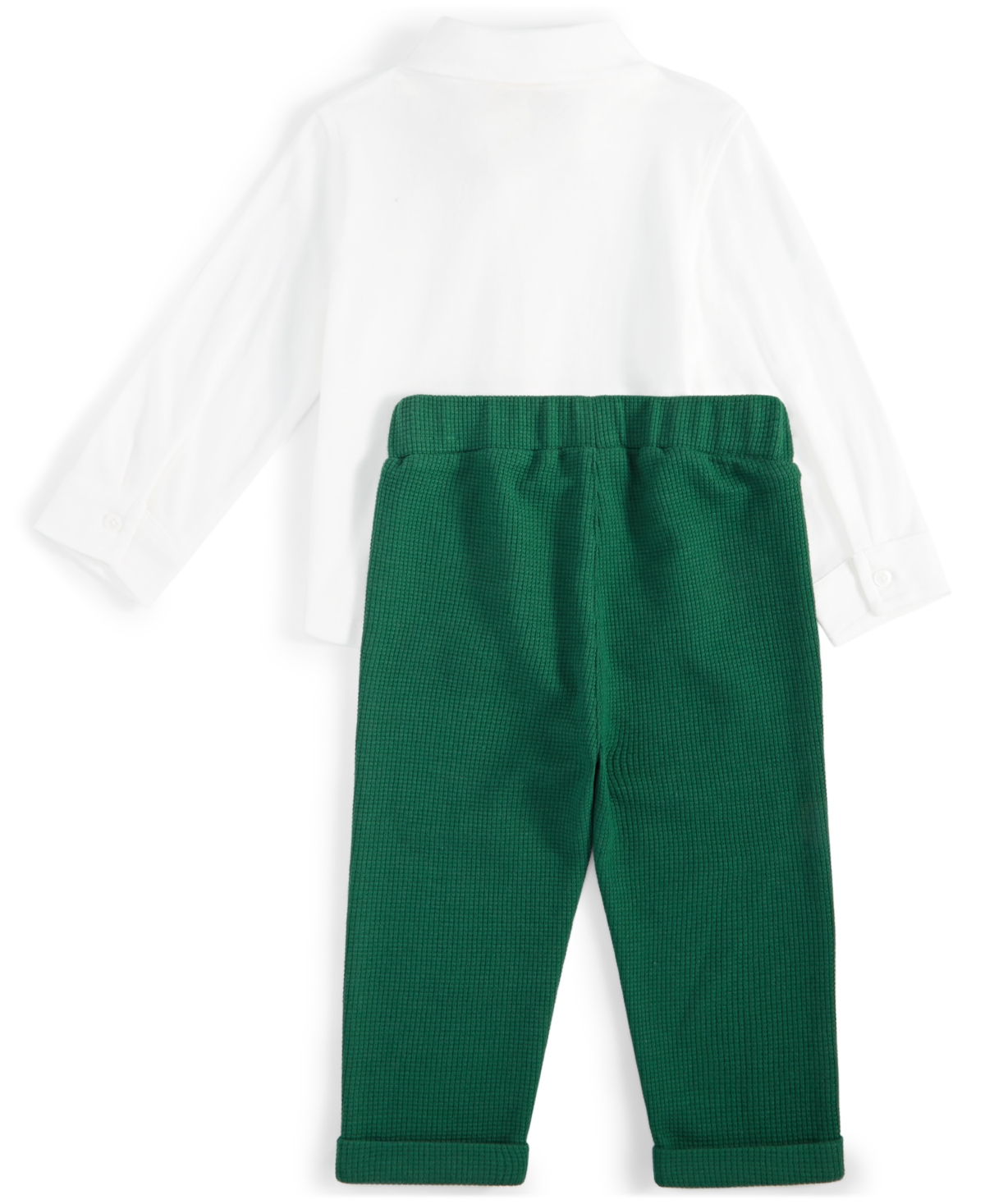 First Impressions Baby Boys Waffle Shirt & Pants Set, Created for Macy's