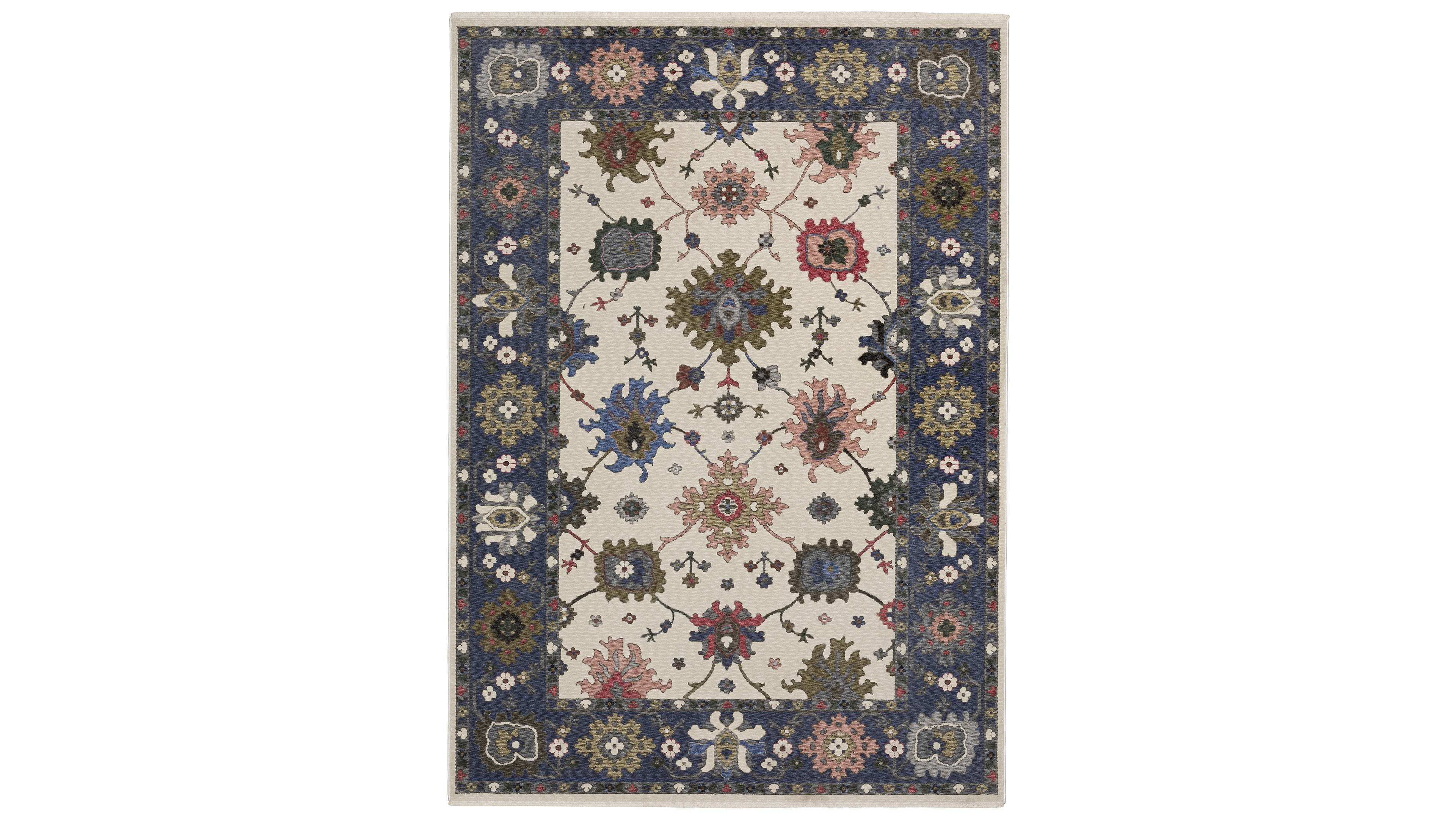 Oriental Weavers Hastings HA01E 3'10x5'5 Area Rug
