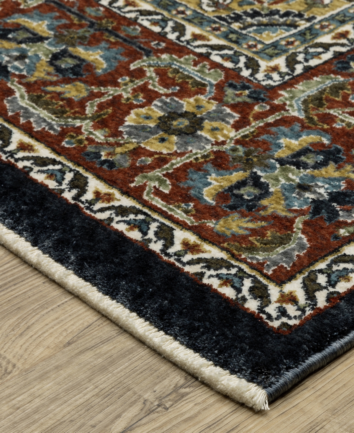 Oriental Weavers Vivian Vi06c 7'10x10'10 Area Rug In Navy